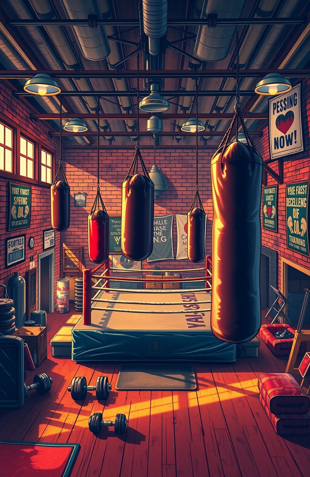 Boxing Gym Wallpaper