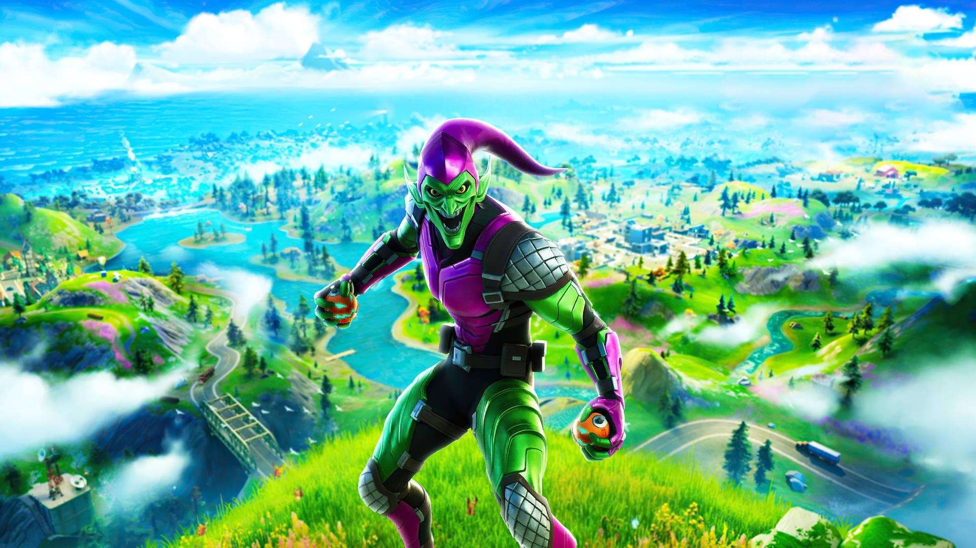 Marvel S Green Goblin Fortnite iPad Background Wallpaper