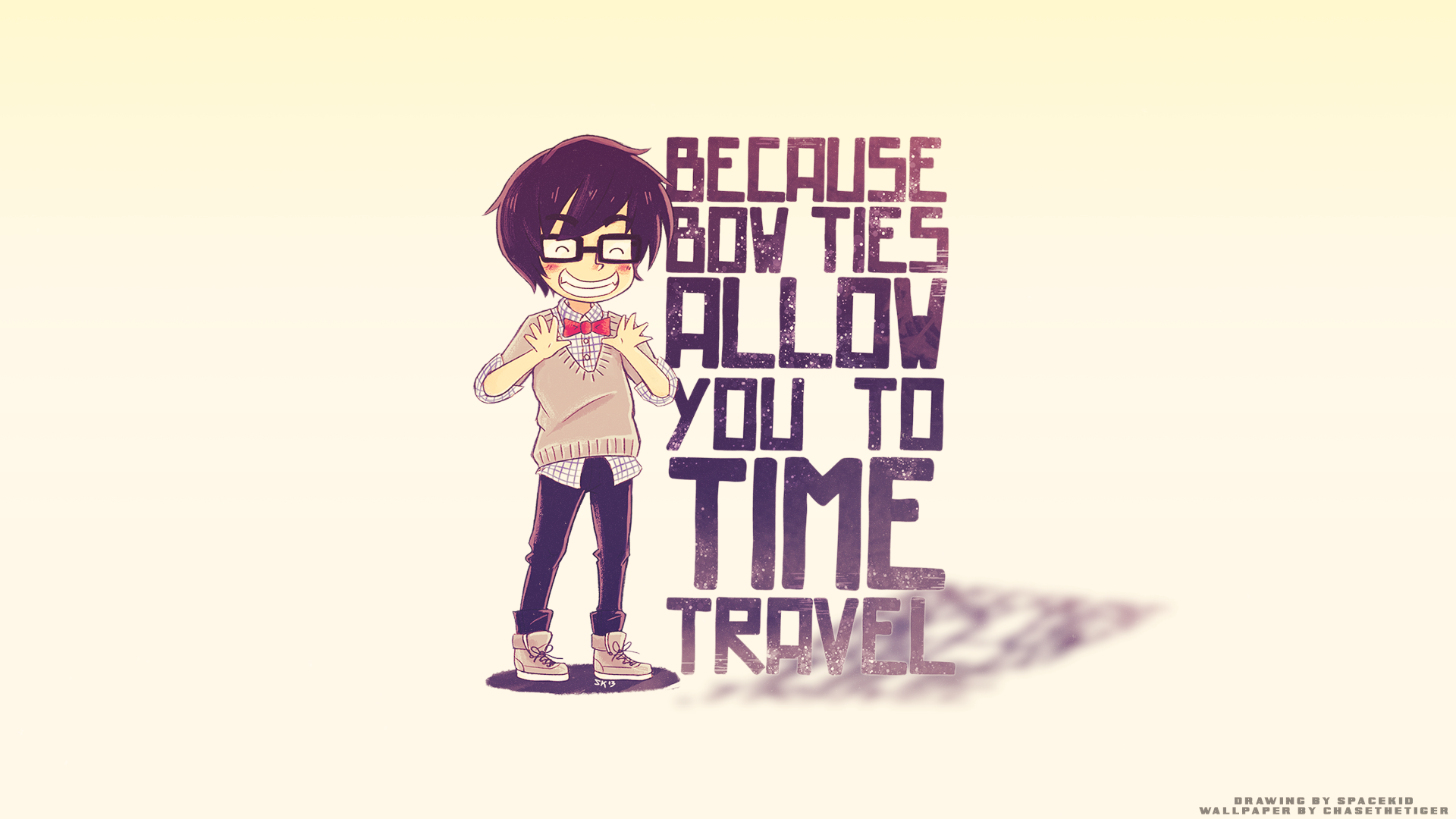 Spacekid wallpaper [Time Travel Bow Ties] by DoctorChase on