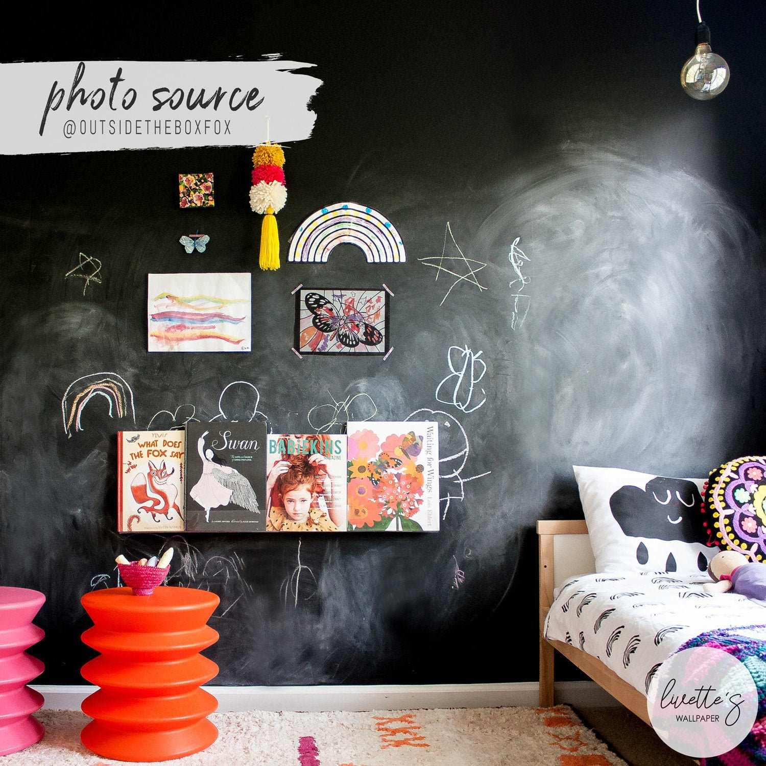 Free download Chalkboard Removable Wallpaper For Kids Rooms Chalkboard