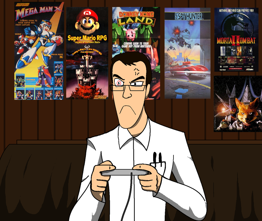 The Angry Video Game Nerd By Araghenxd