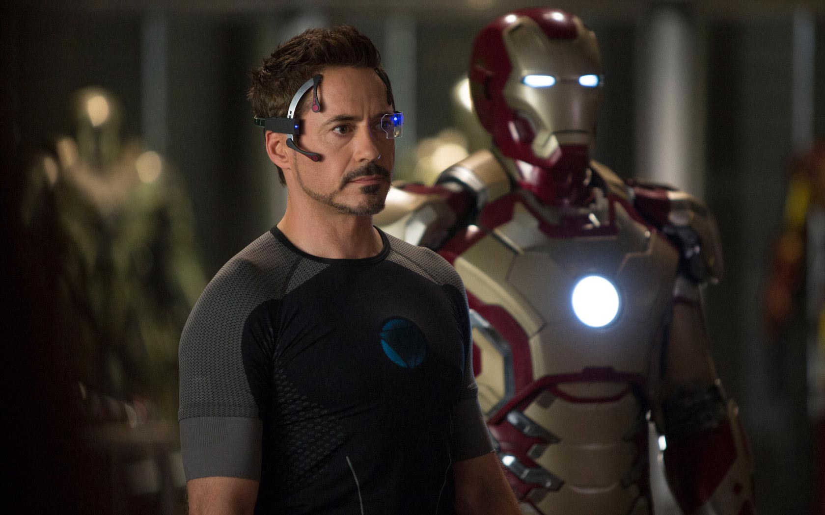Tony Stark Iron Man Movie Scene Wallpaper HD