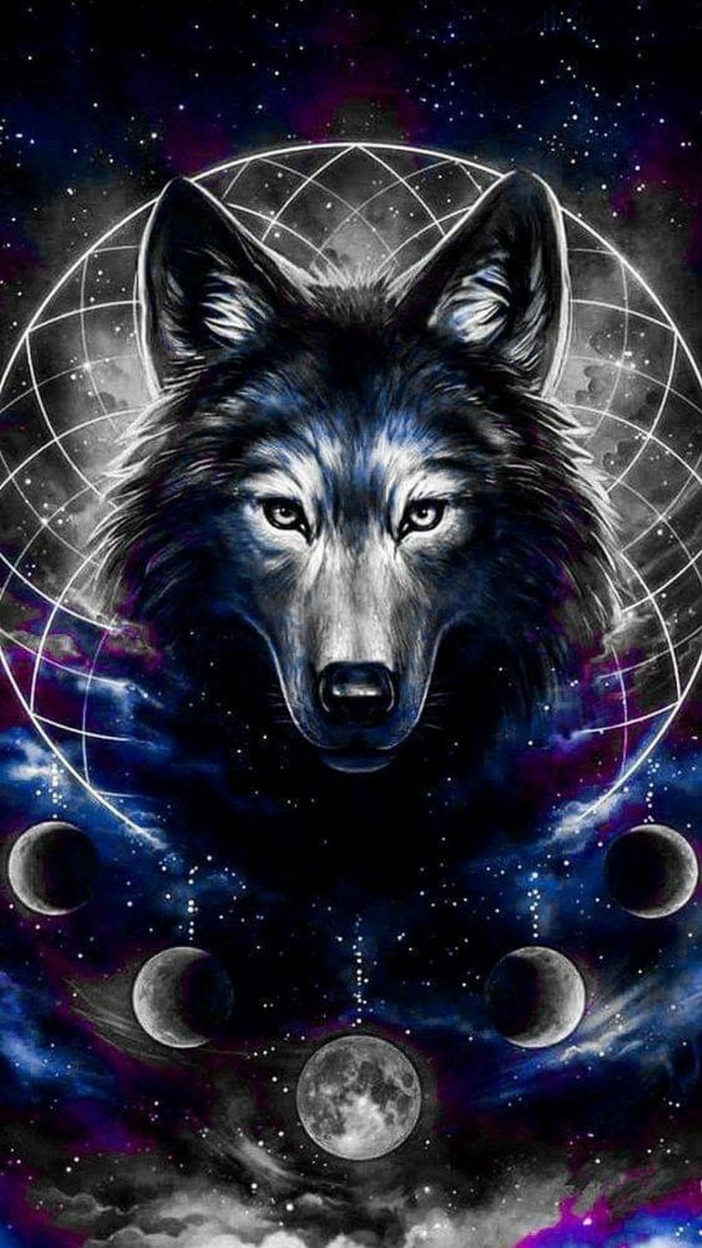 3d iPhone Wallpaper On Cool Wolf For