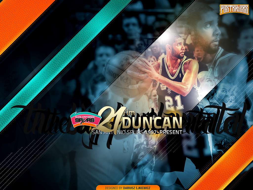 Tim Duncan Legends Wallpaper Posterizes Nba