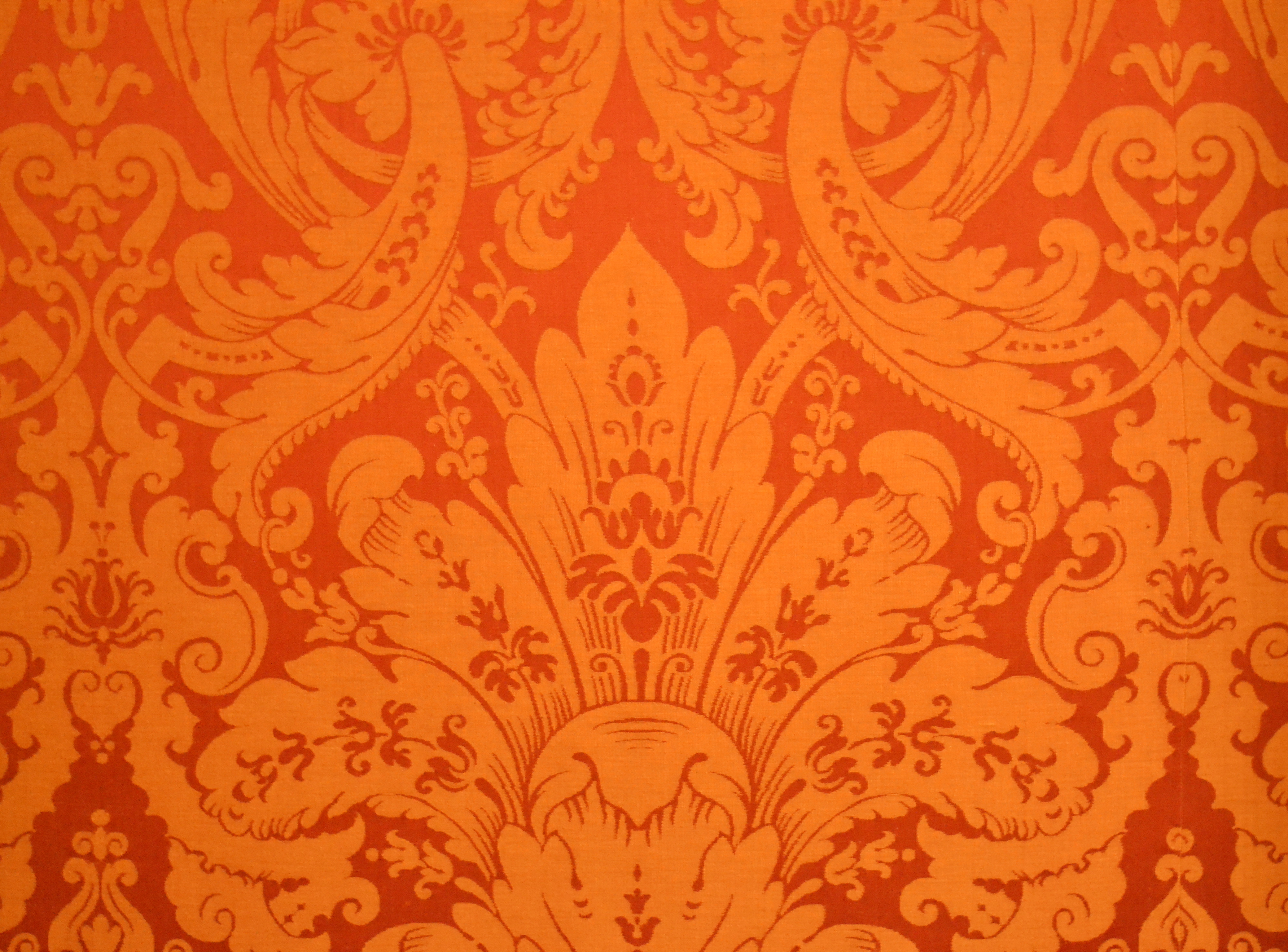 Classic French Baroque Silk Wallpaper At Ch Teau De Chambord Loire