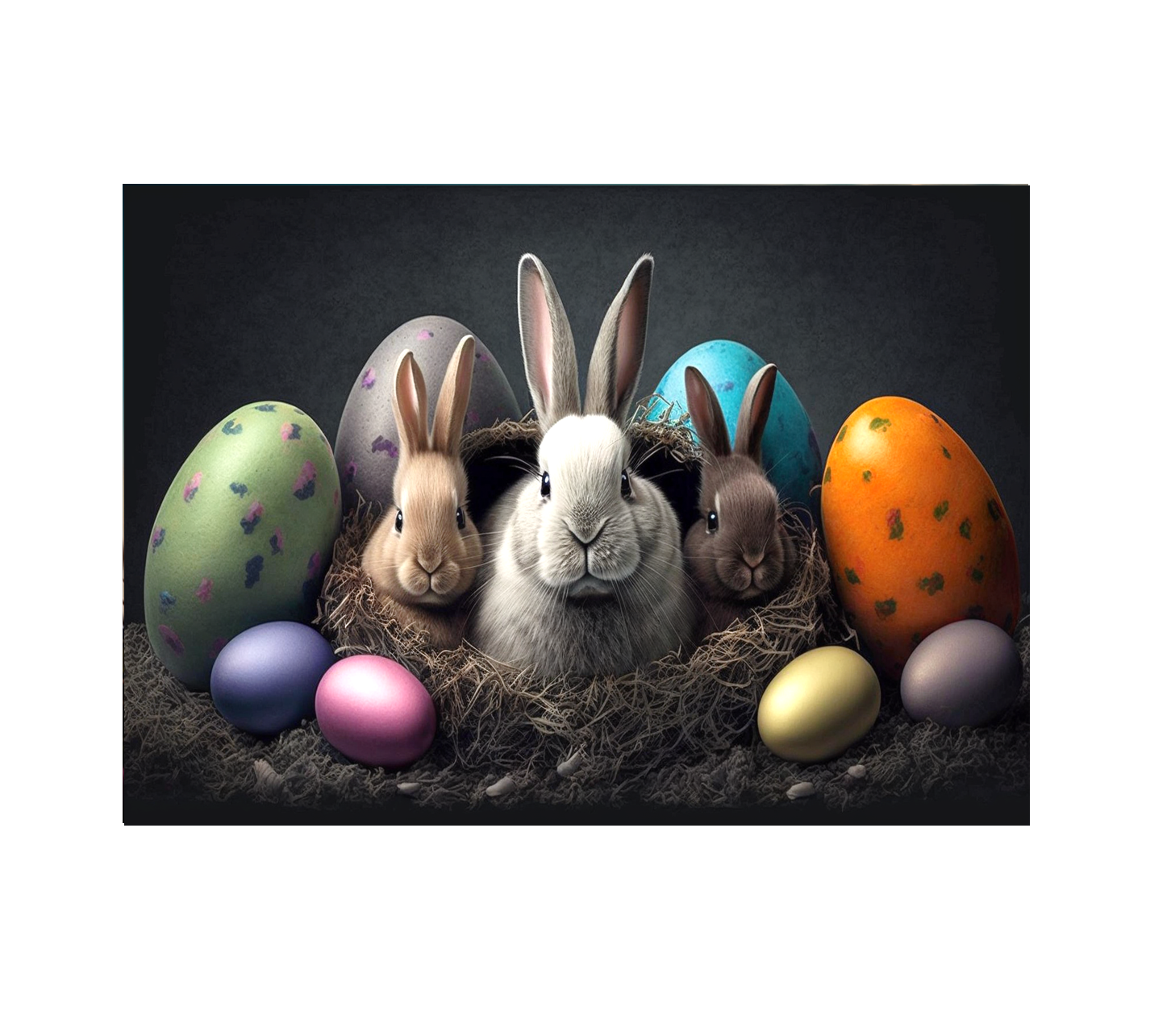 Easter Bunnies Edible Prints By B