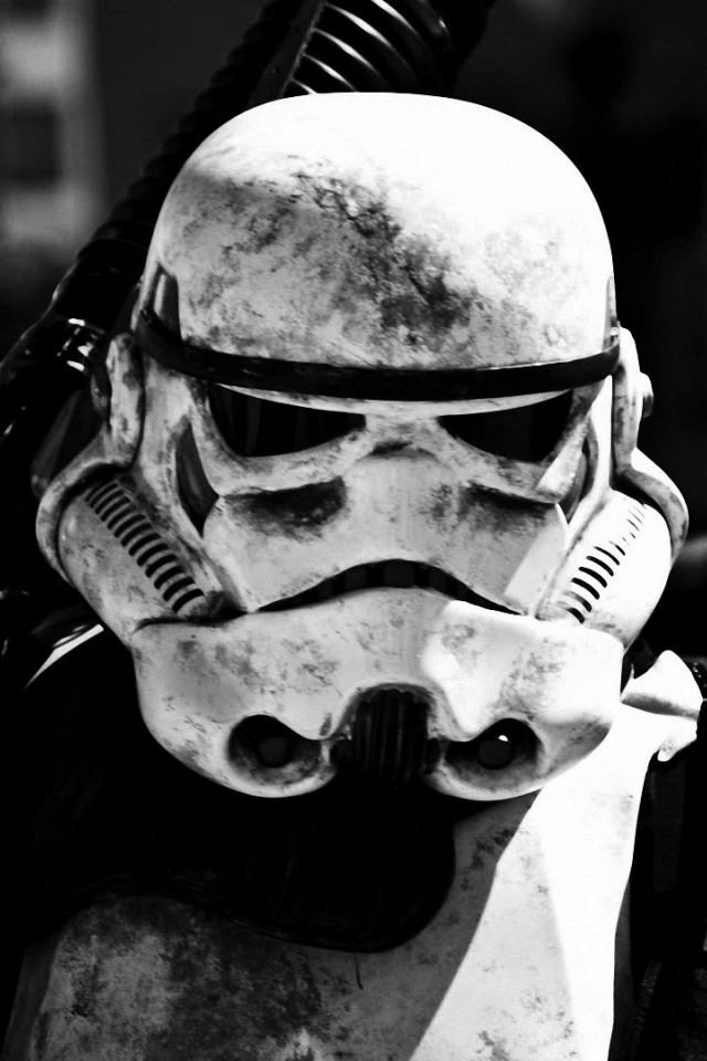 Star Wars Stormtrooper Close Up iPhone Wallpaper