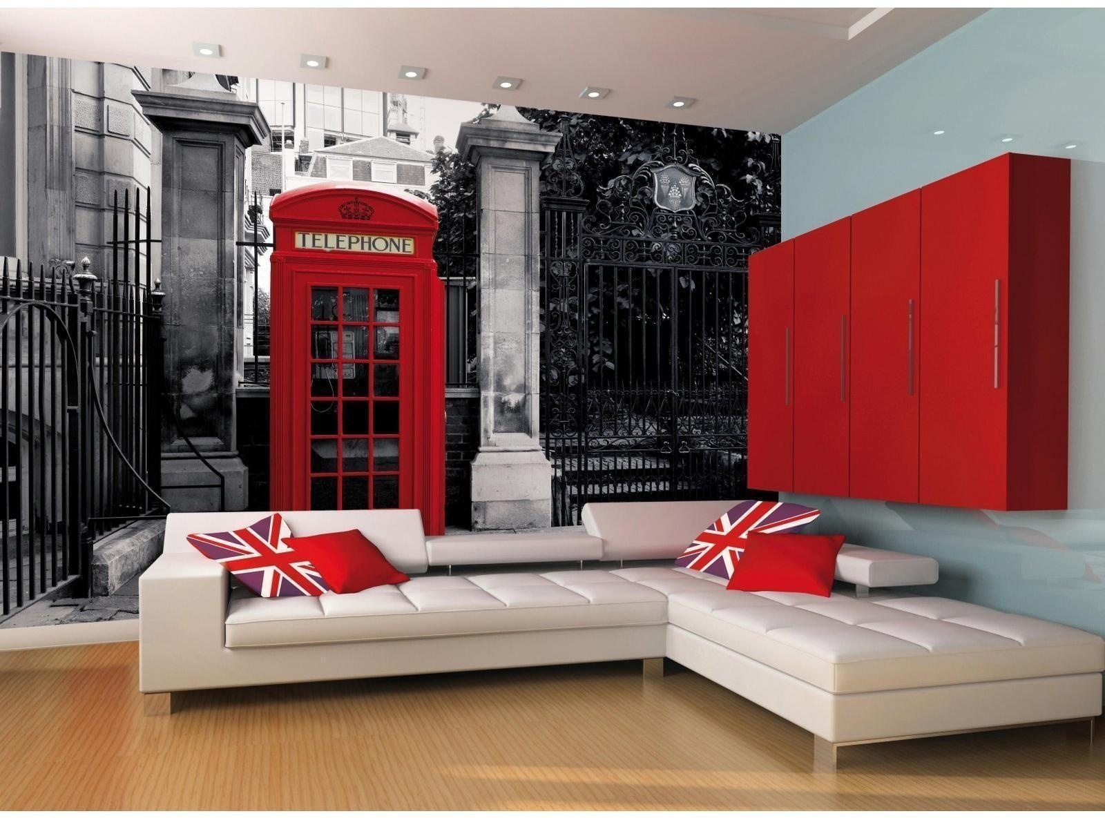 Box Wallpaper Wall Mural Code 1wall Red Telephone