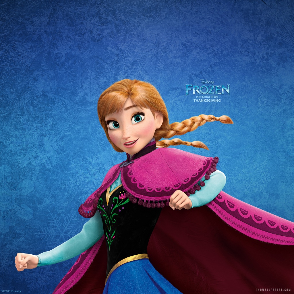 Frozen Anna Wallpaper 1024x1024