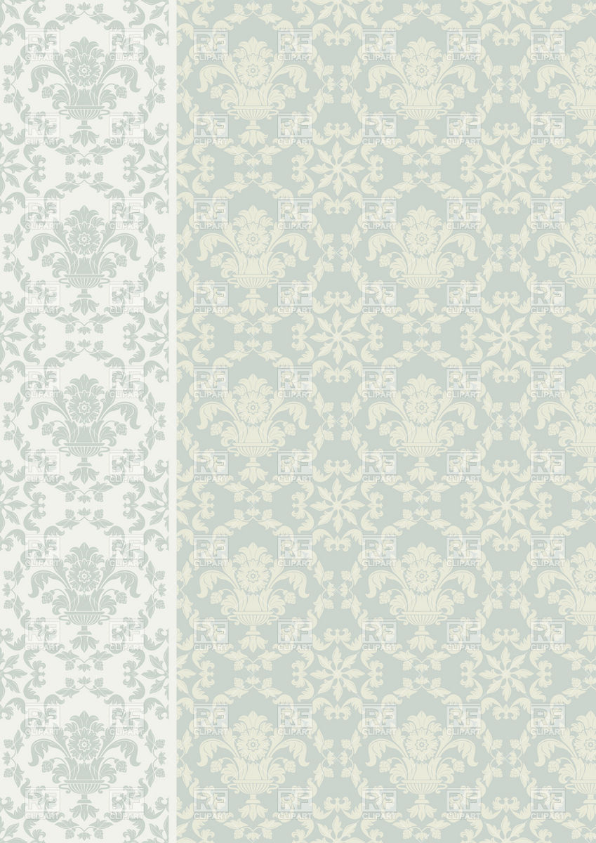 Grey Victorian Wallpaper Background Textures Abstract