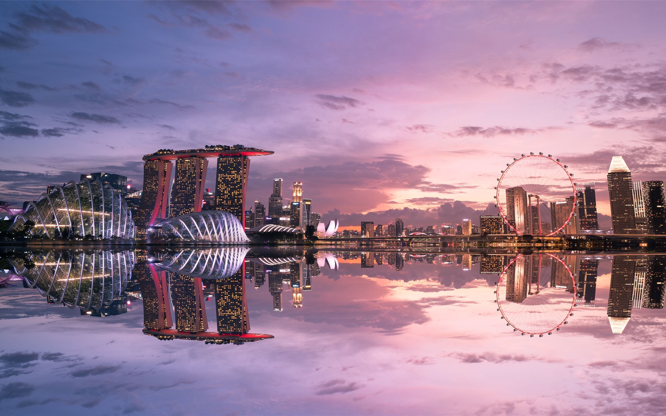 Marina Bay Sands Singapore Imac Wallpaper Allmacwallpaper