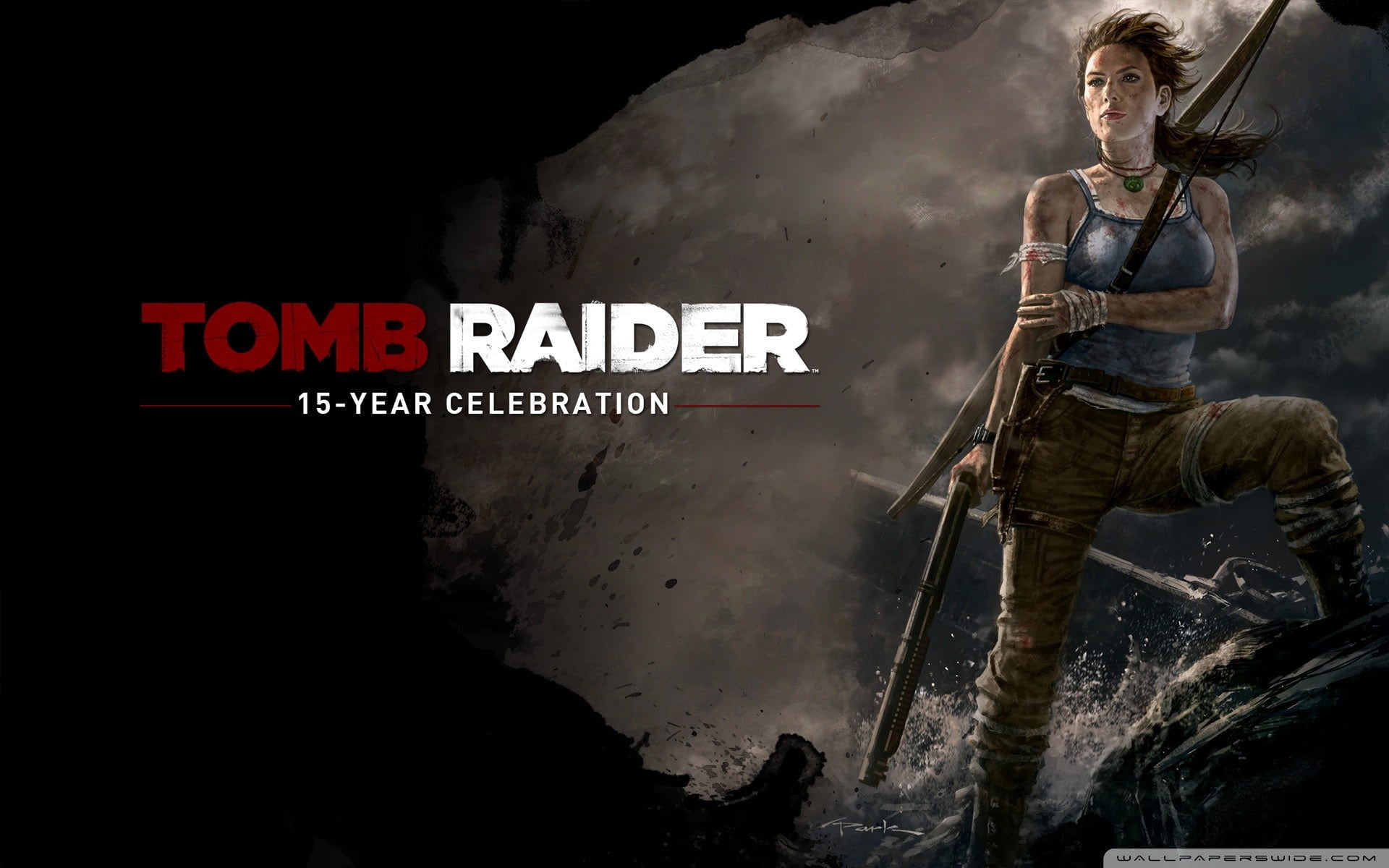 Tomb Raider Year Celebration Digital Wallpaper