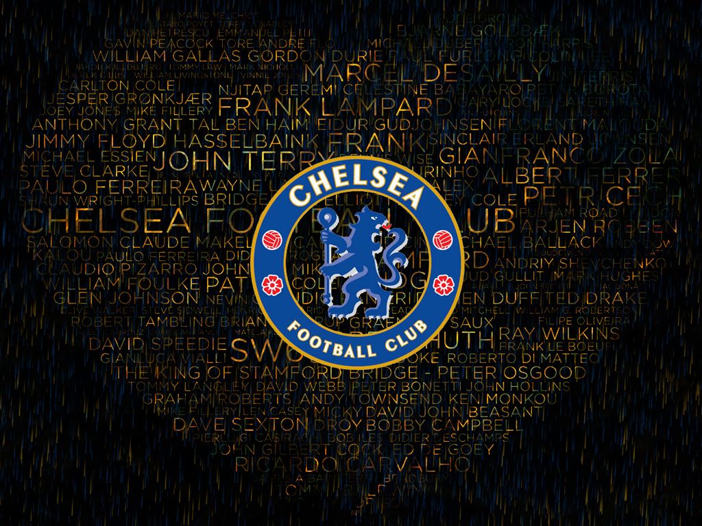Chelsea Fc Logo Black Background Wallpaper HD High