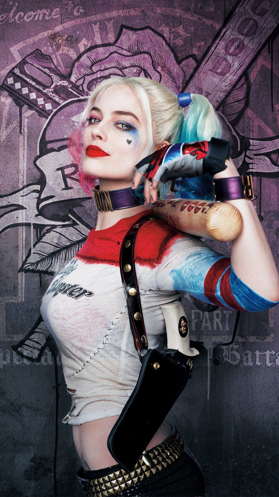 Joker And Harley Quinn Phone Wallpaper Top