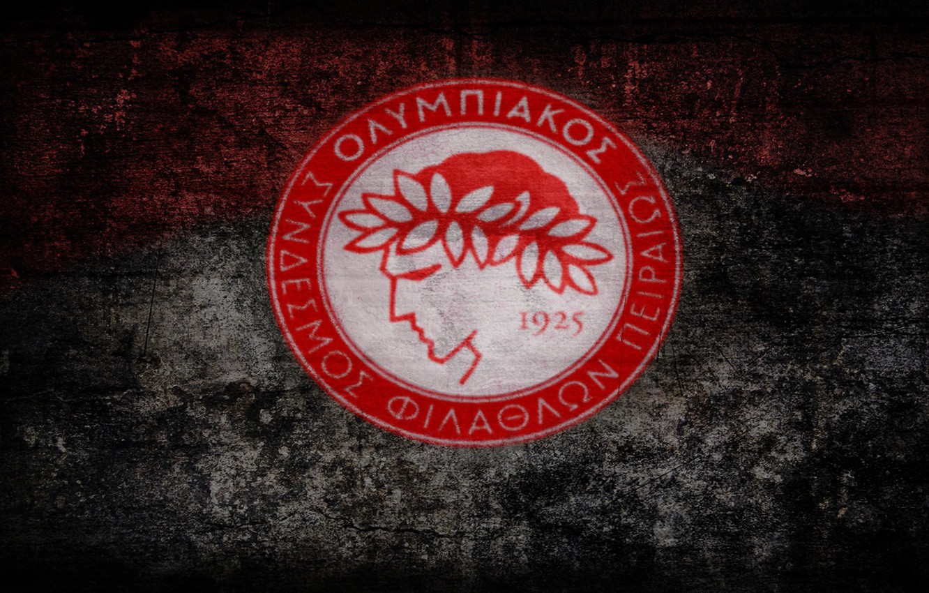 Wallpaper Football Club Greek Olympiakos Red White Image For