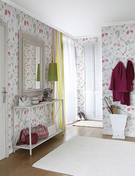 In French Romantic Style Shelterness The Stylized Wallpaper Two