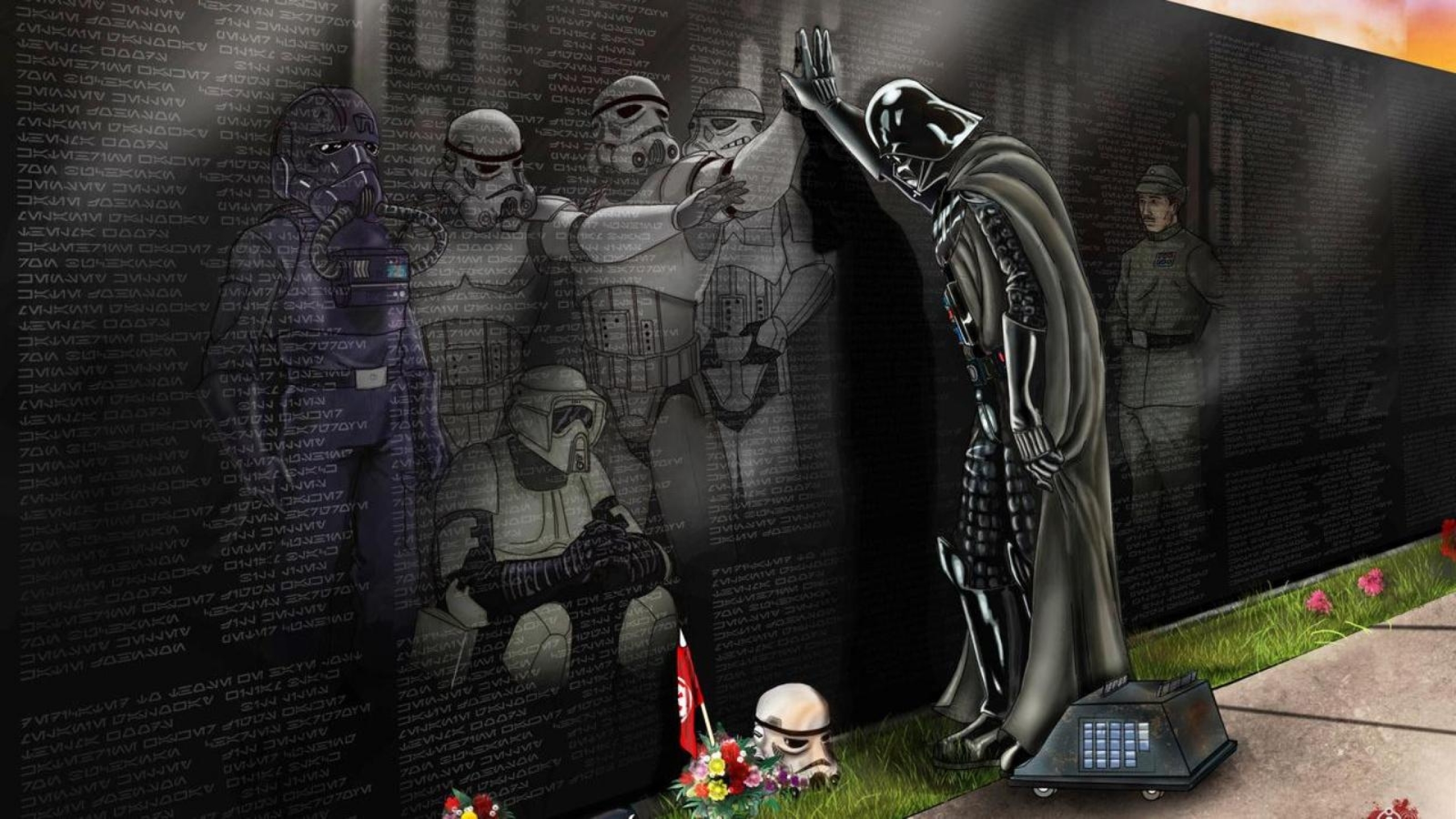 Darth Vader Memorial Wall Wallpaper