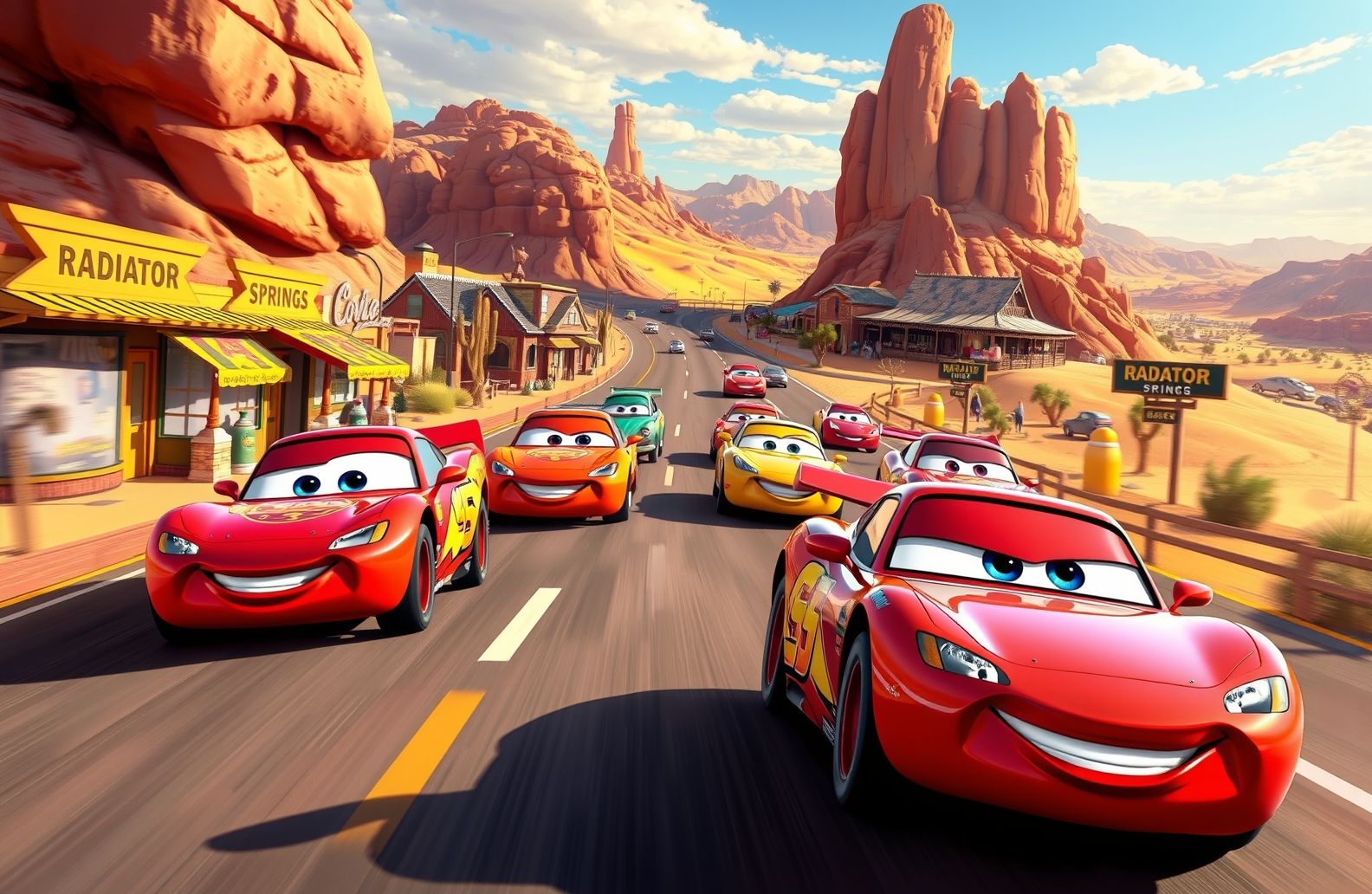 Disney Pixar Cars Wallpaper