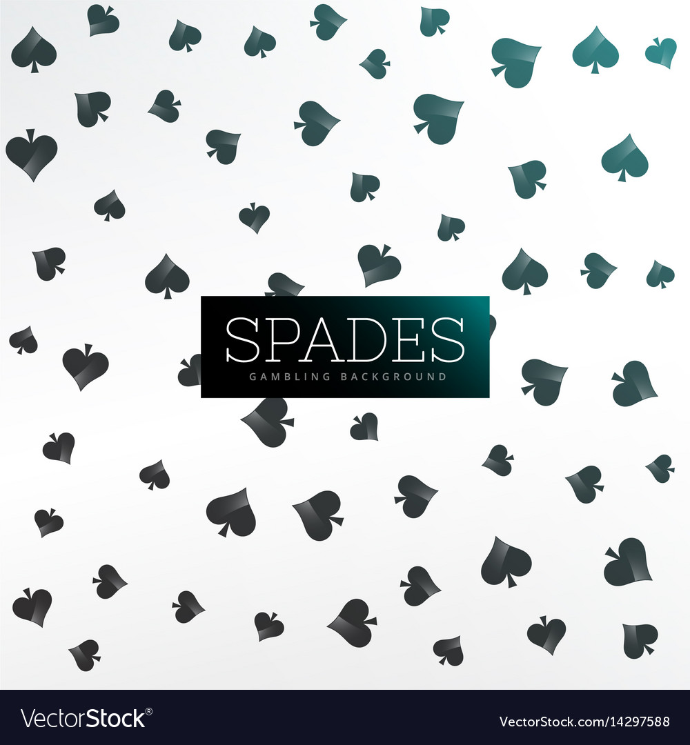 Free download Spades background of playing cards Royalty Free Vector