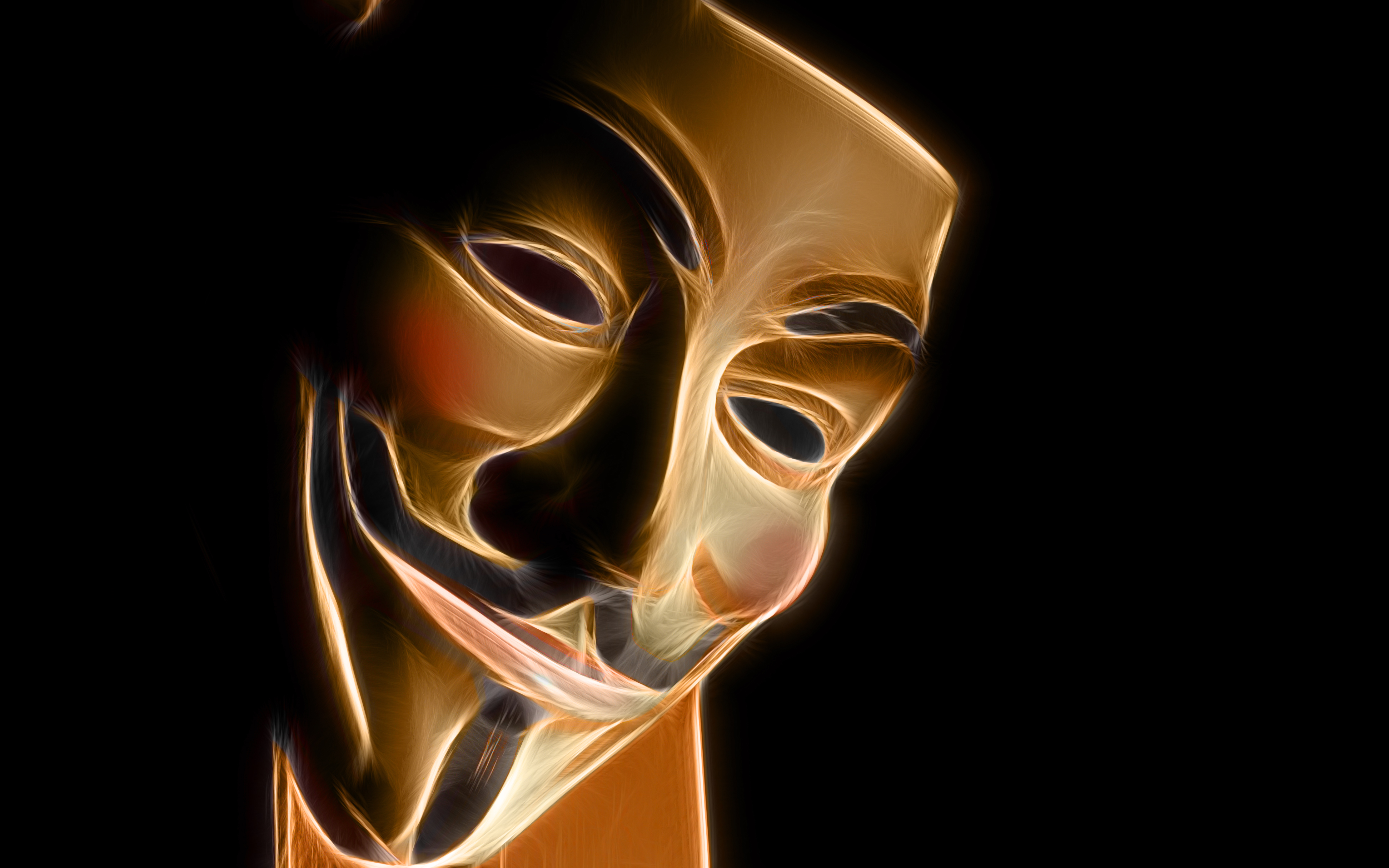 Fractalius Masks Guy Fawkes V For Vendetta Mask HD Wallpaper General