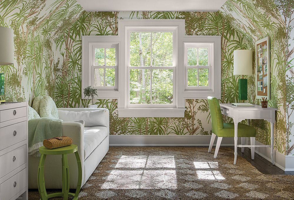 Tropical Wallpaper Ideas With Greenery And Colorful Summer Charm