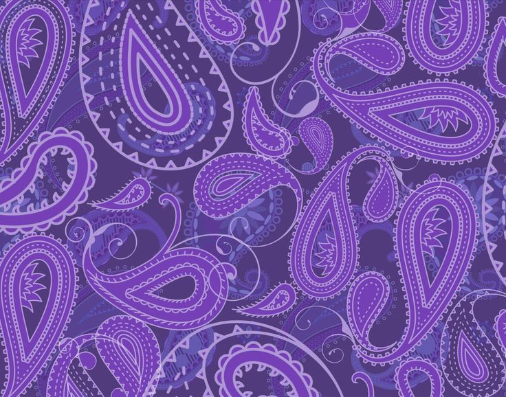 Purple Paisley Papers And Mauve