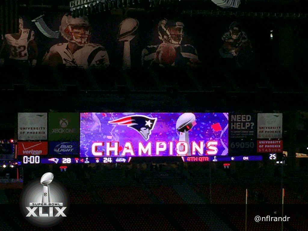 Patriots Super Bowl Champs Wallpaper Final images from super bowl 49