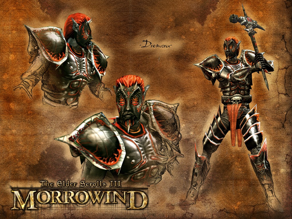 Wallpaper The Elder Scrolls Iii Morrowind Dremora