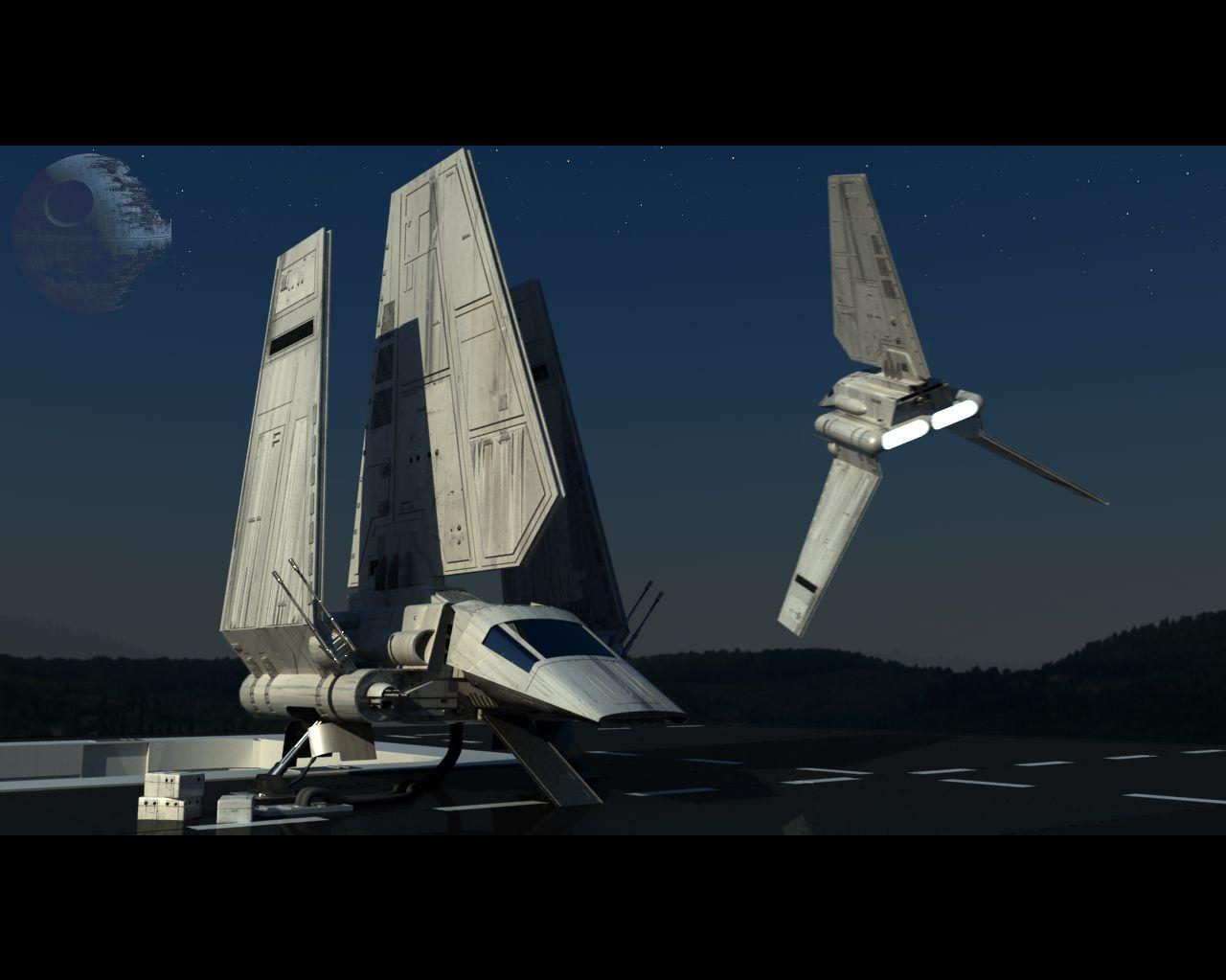 Imperial Lambda Class Shuttle3 Star Wars Ships Empire