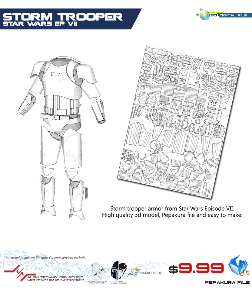 First Order Storm Trooper Armor By Jakkritsri In