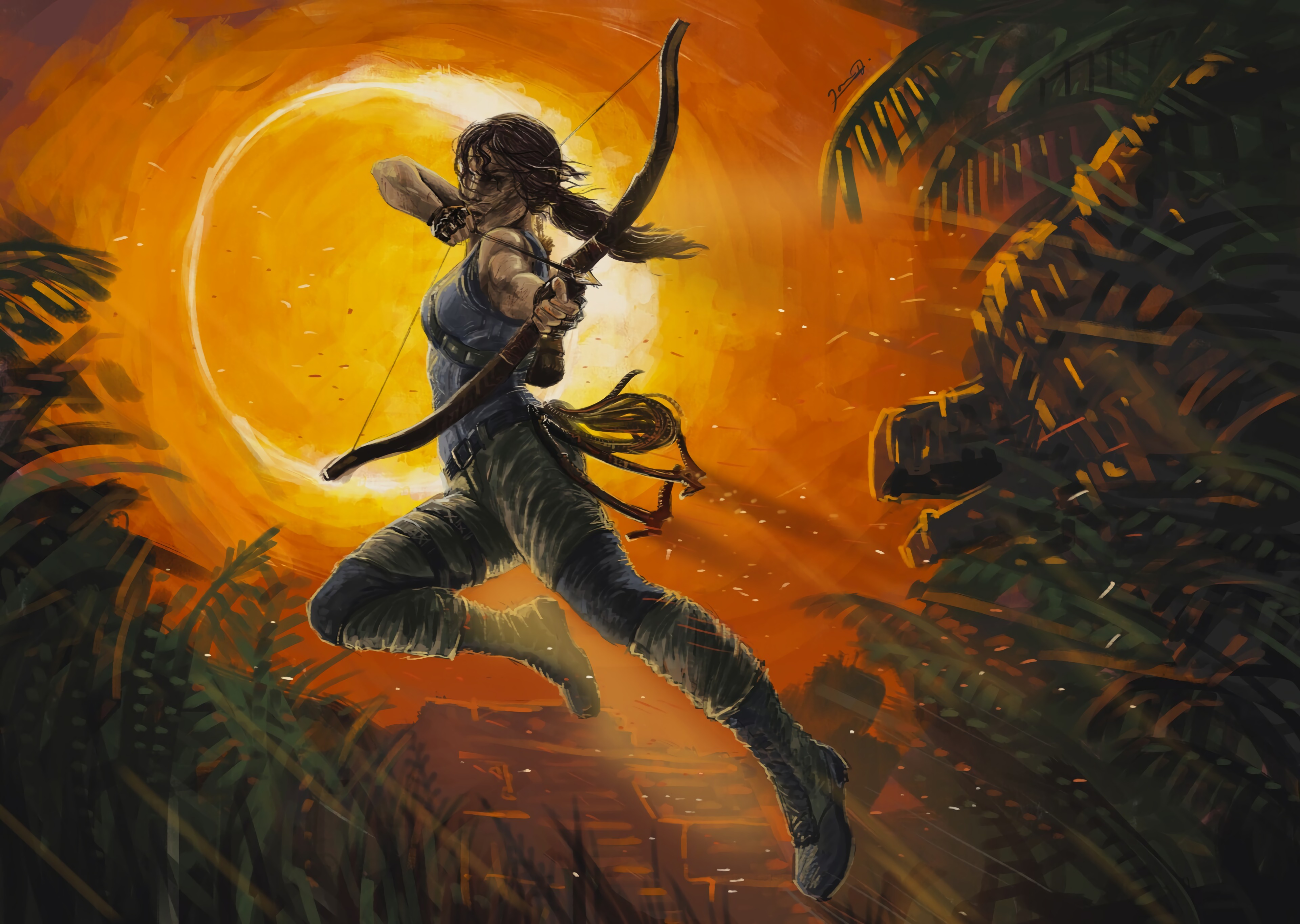 Tomb Raider 4k Artwork New 1440p Resolution Hd Wallpaper