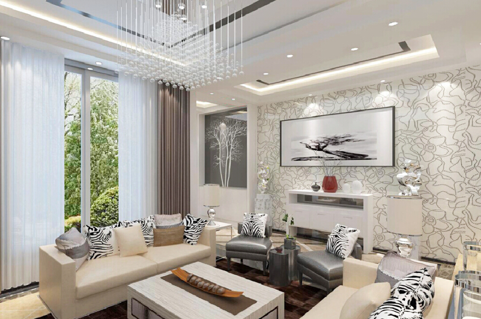 3D design wallpaper for living room Download 3D House