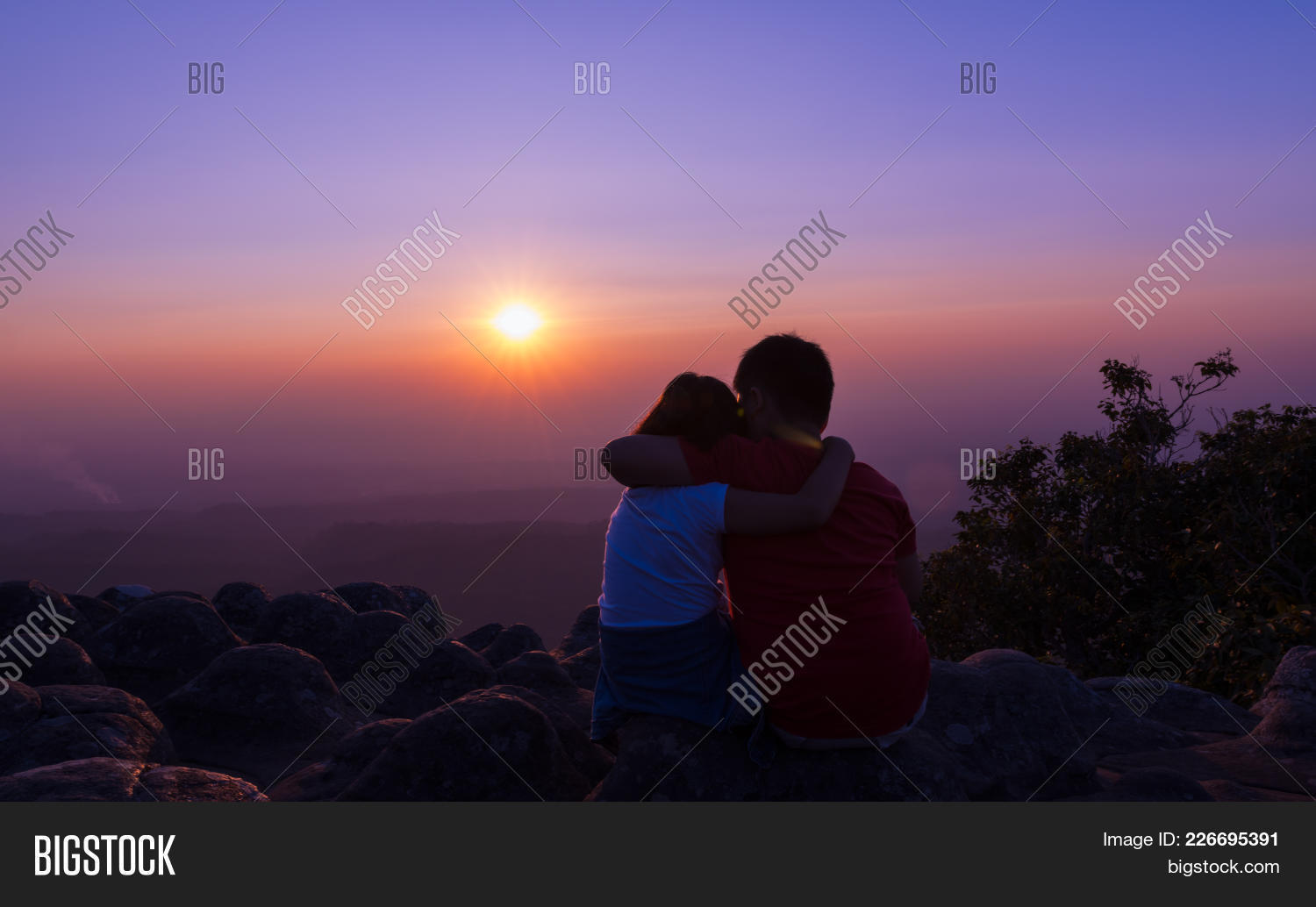Brother Sister Sitting Image Photo Free Trial Bigstock