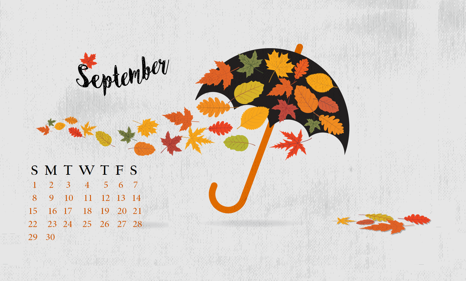 September Calendar Background