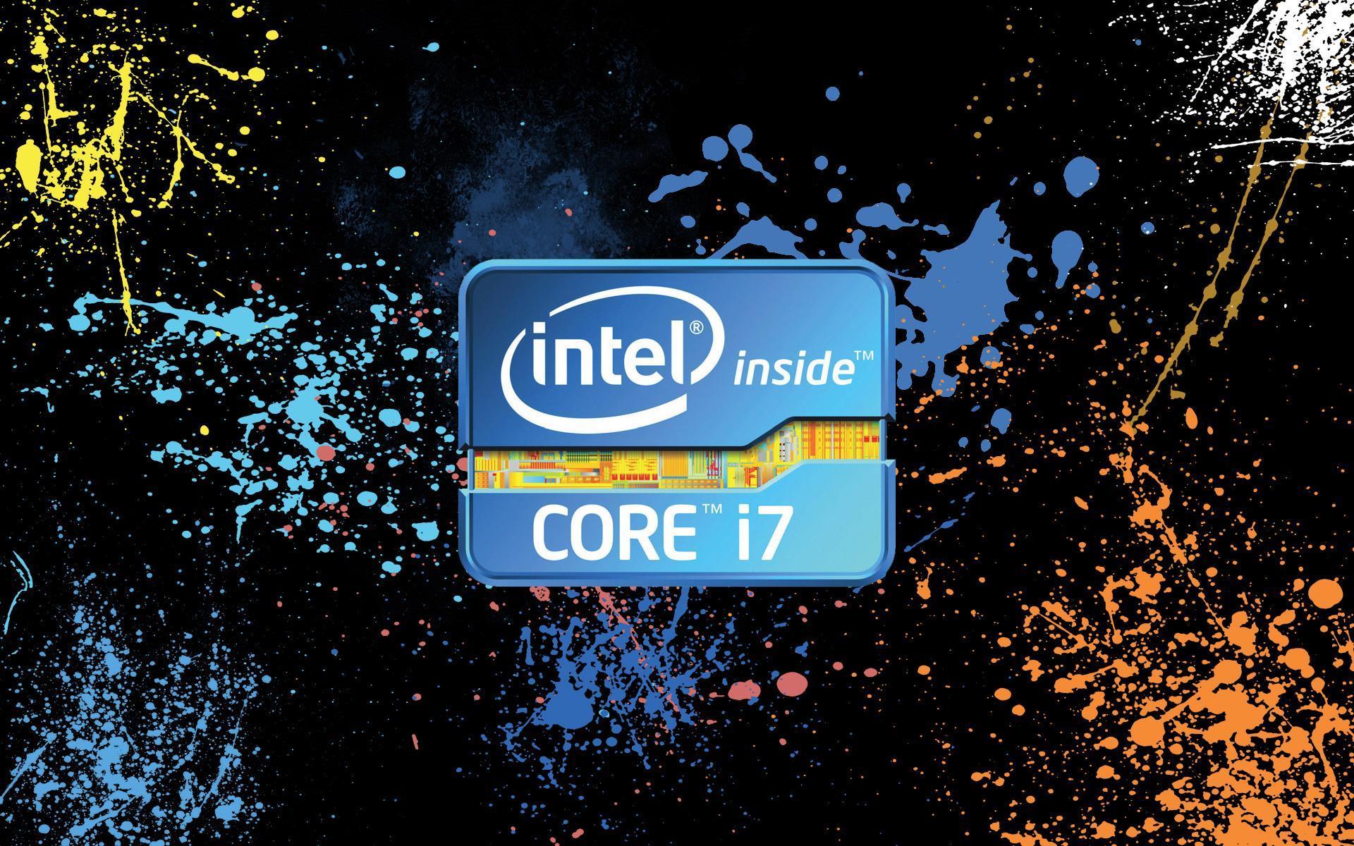 Intel Core I7 Wallpaper Stock Photos