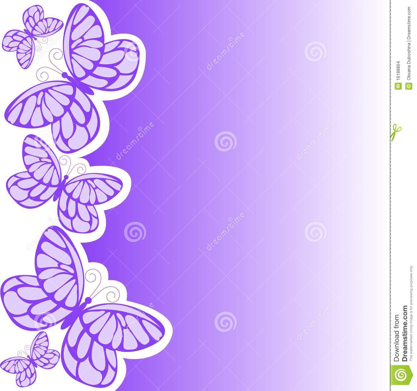 Purple Butterflies Background Butterfly