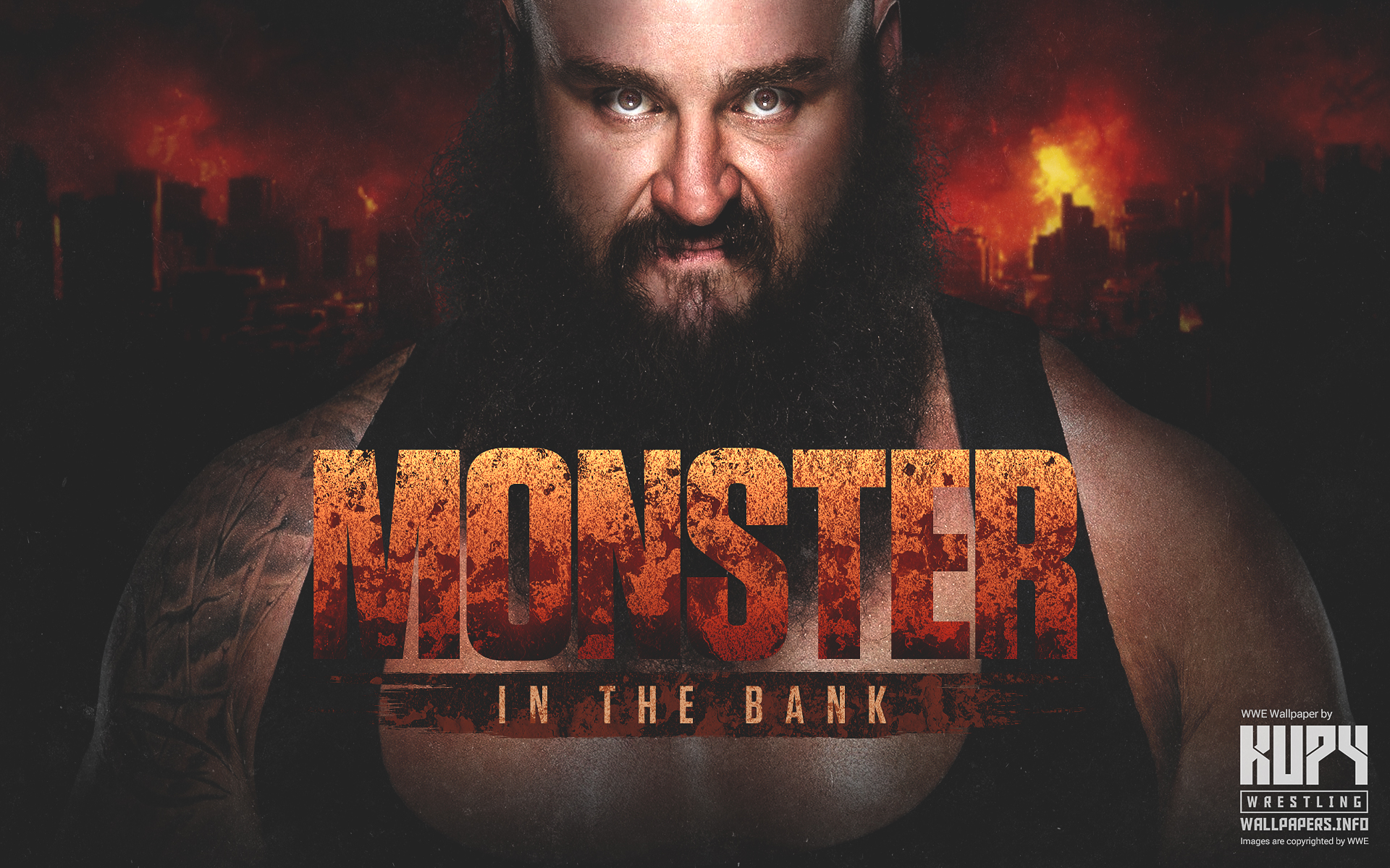 Monster In The Bank Braun Strowman Wallpaper Kupy Wrestling