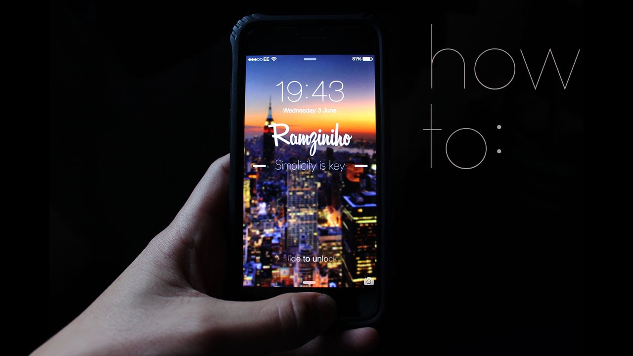 How To Create A iPhone Wallpaper Photoshop Tutorial