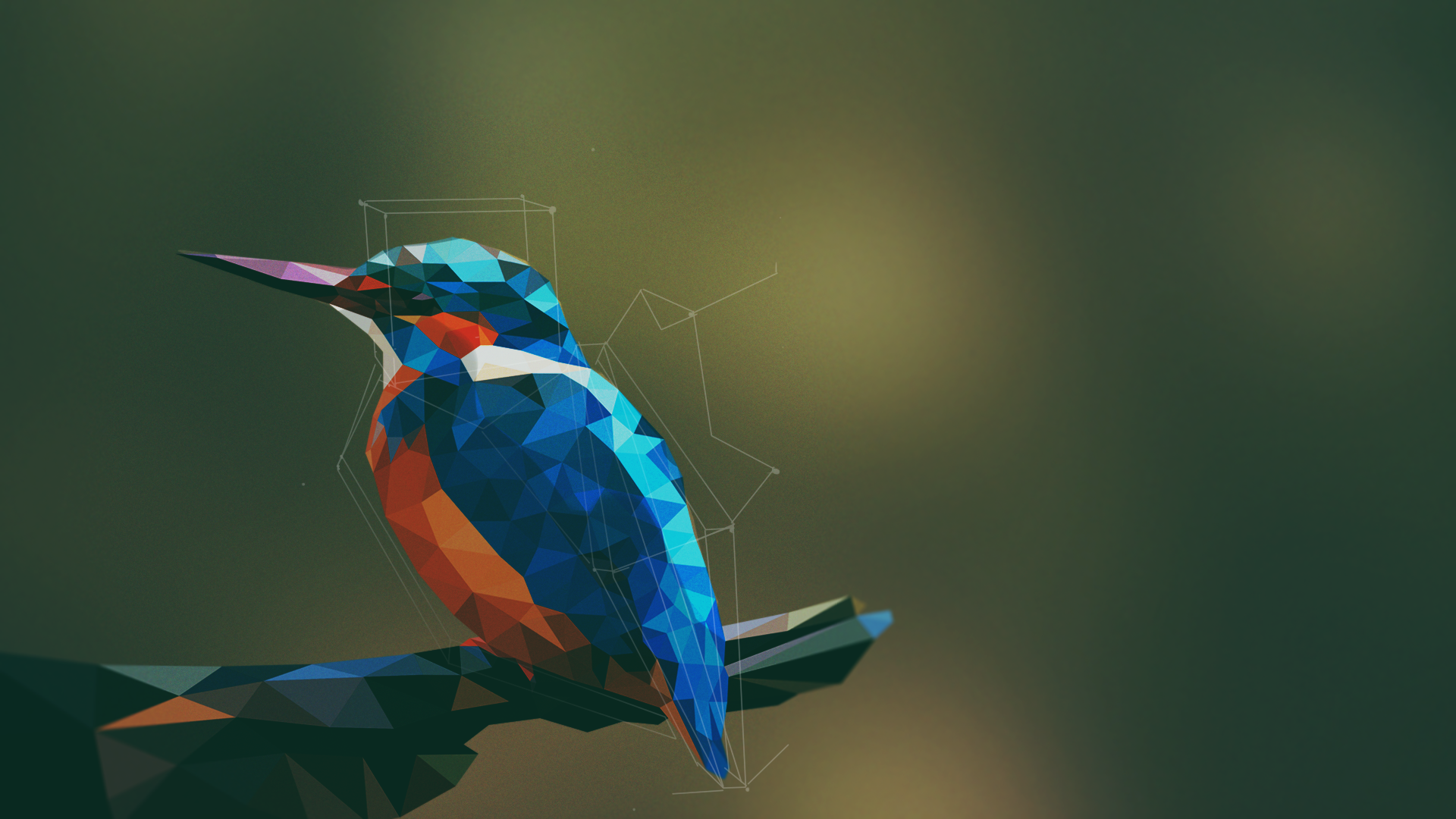 Kingfisher In 3d Format Wallpaper And Image