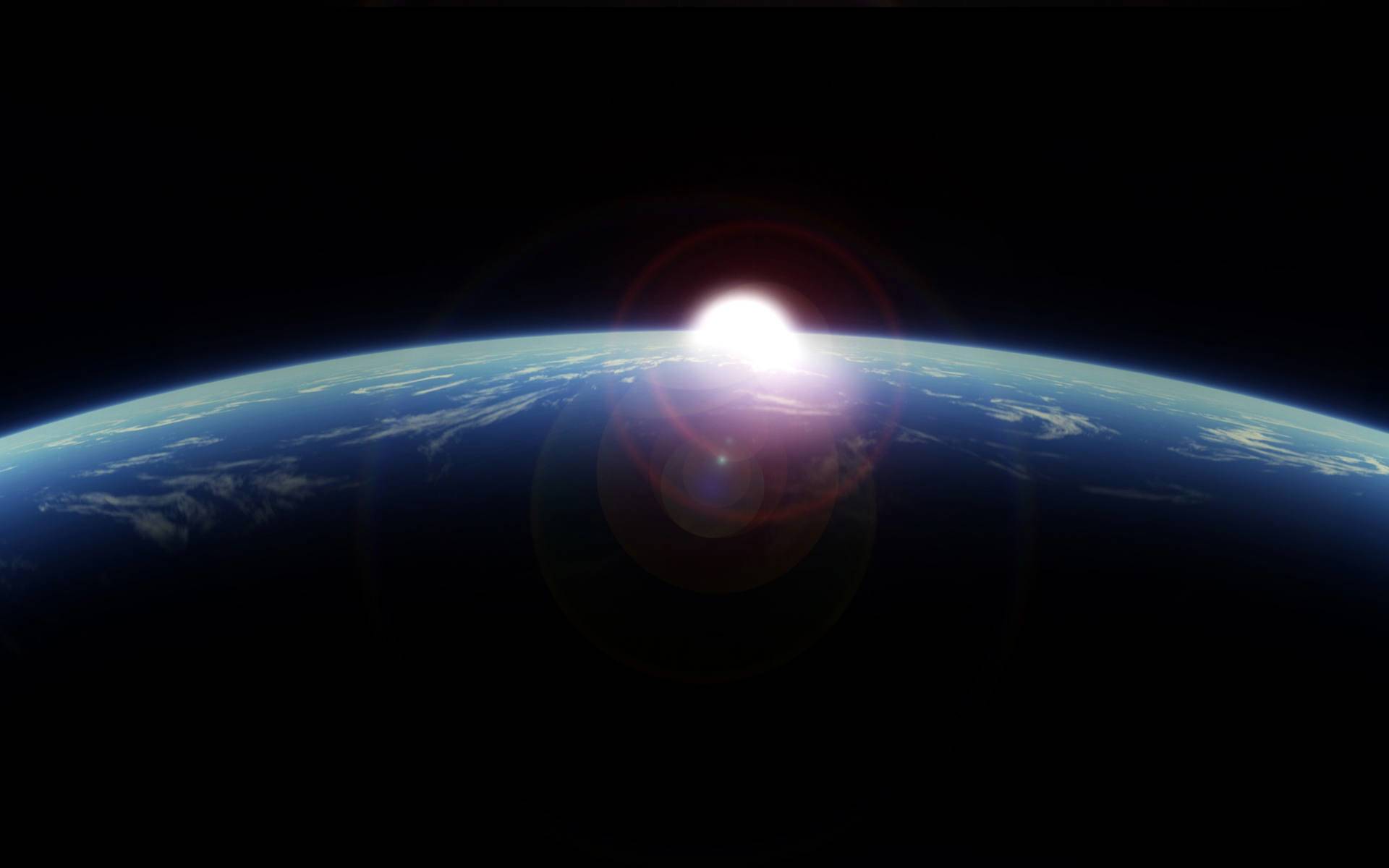 Earth Night Widescreen HD Wallpaper