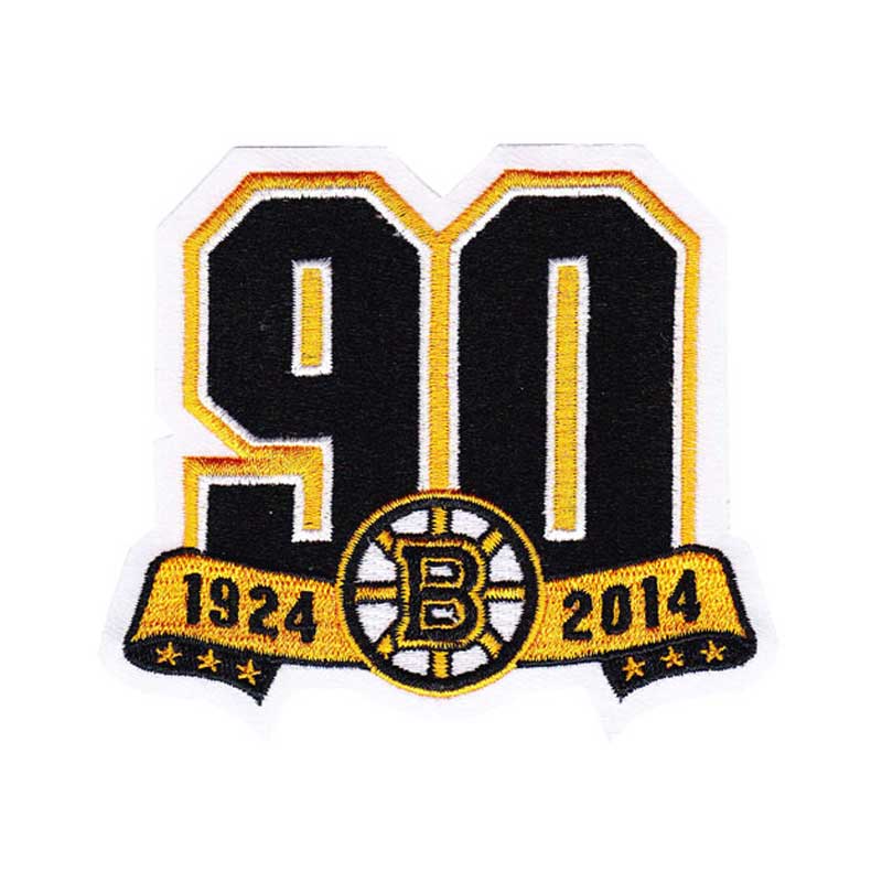 Boston Bruins Team 90th Anniversary Season Logo Jersey Patch