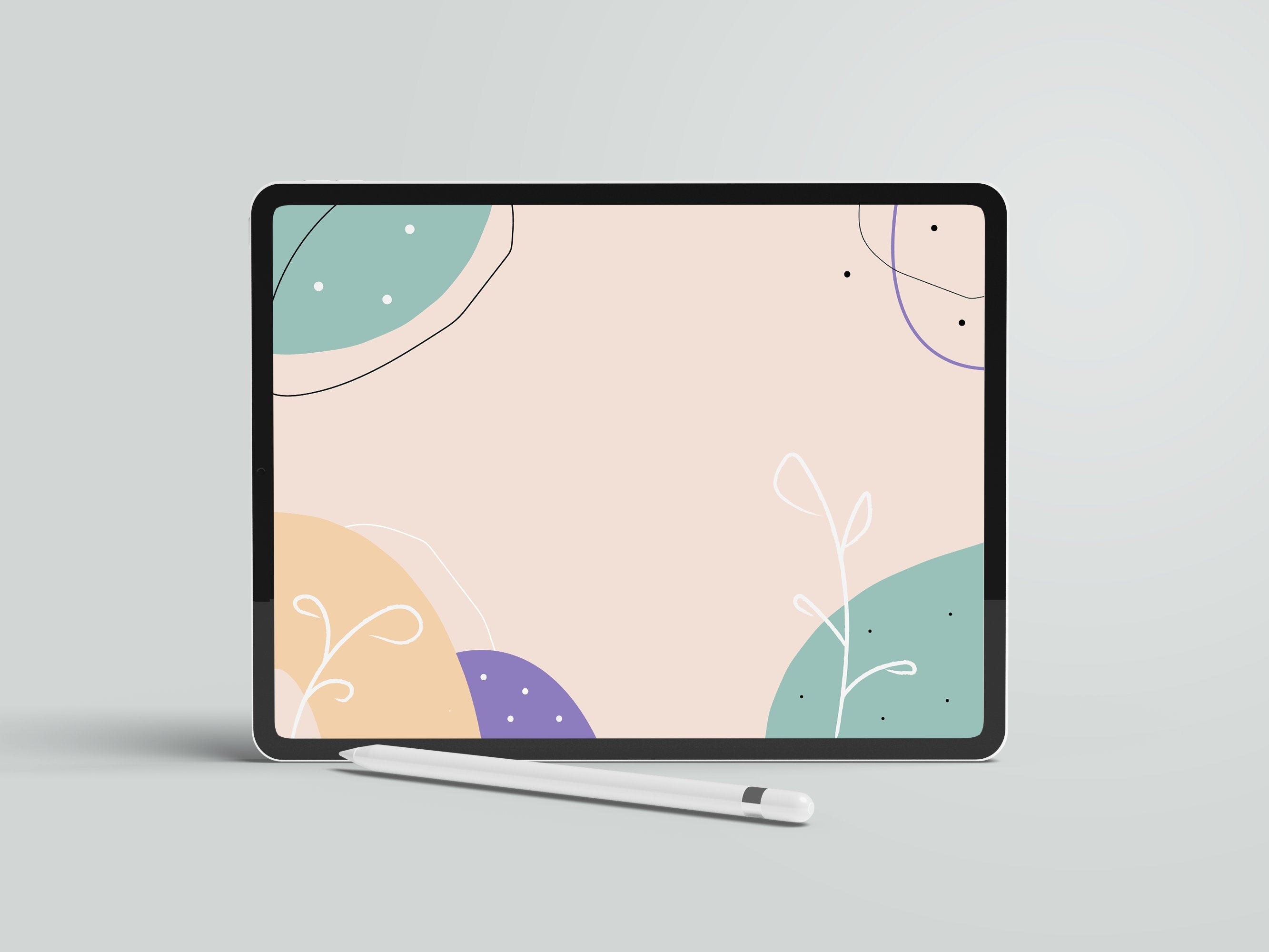 Abstract Ipad Wallpaper Background Fun Aesthetic INSTANT Etsy 2666x2000