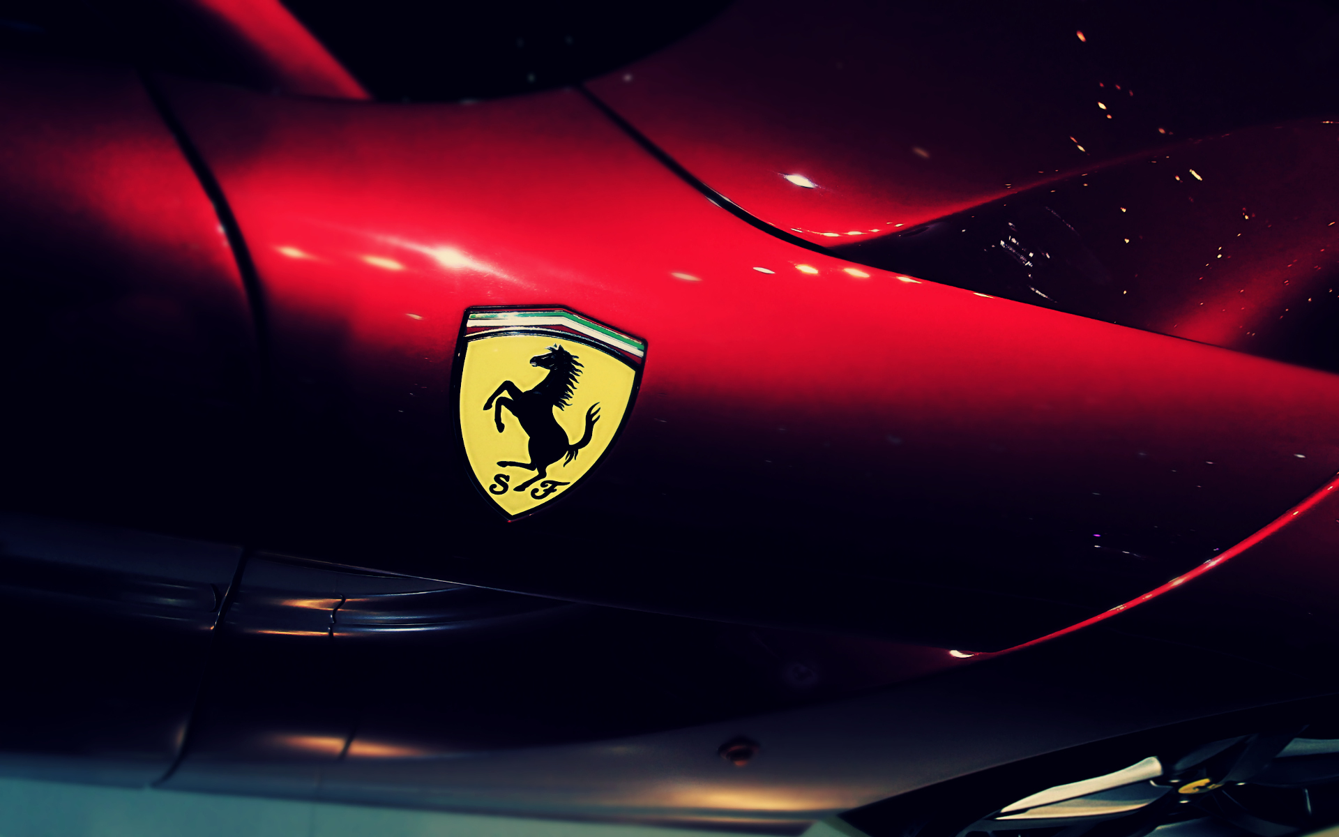 Ferrari Logo Full HD Wallpaper Desktop Background For