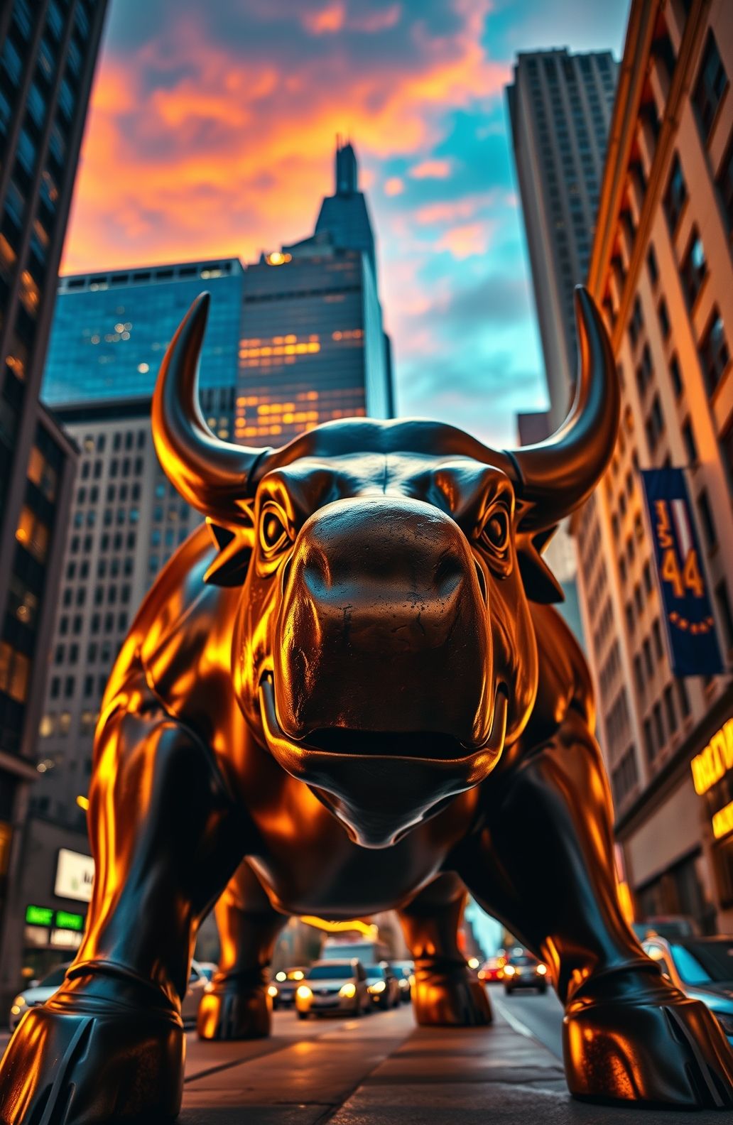 Wall Street Bull Wallpaper