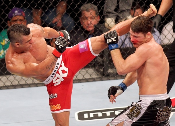 Head Kick By Vitor Belfort V Michael Bisping The