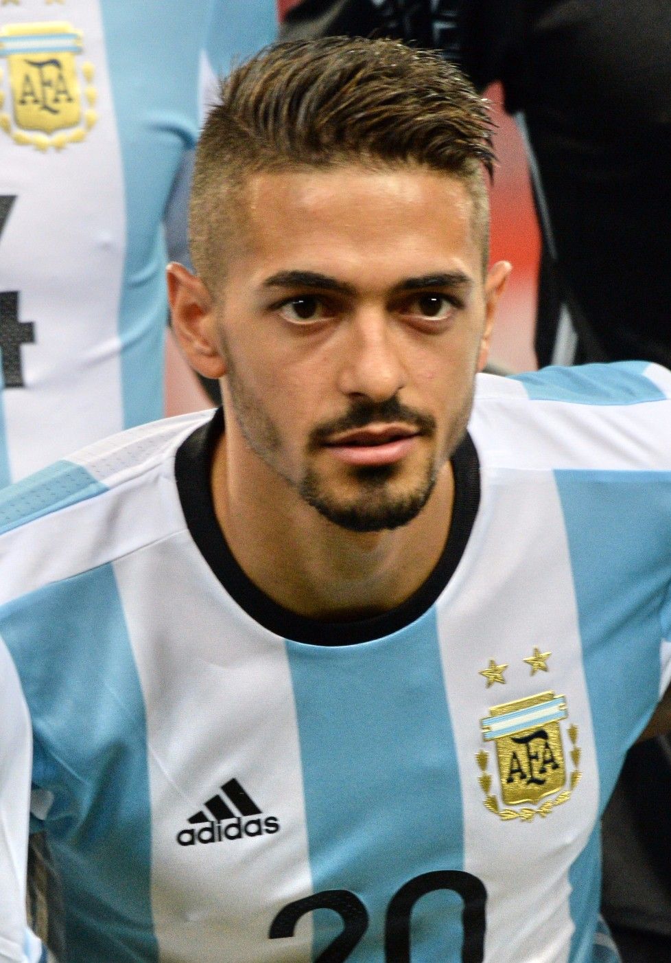 Manuel Lanzini Of Argentina In Wallpaper