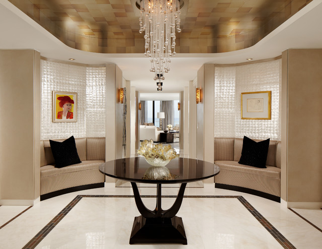 Entry Foyer Contemporary Miami By Cindy Ray Interiors