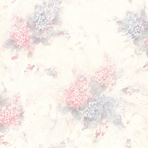 Pastel Floral Texture Anthos Brewster Wallpaper