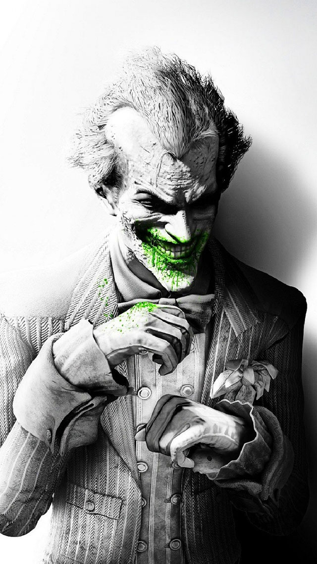 Joker Laughing iPhone Wallpaper Tags Arkham City Batman Games