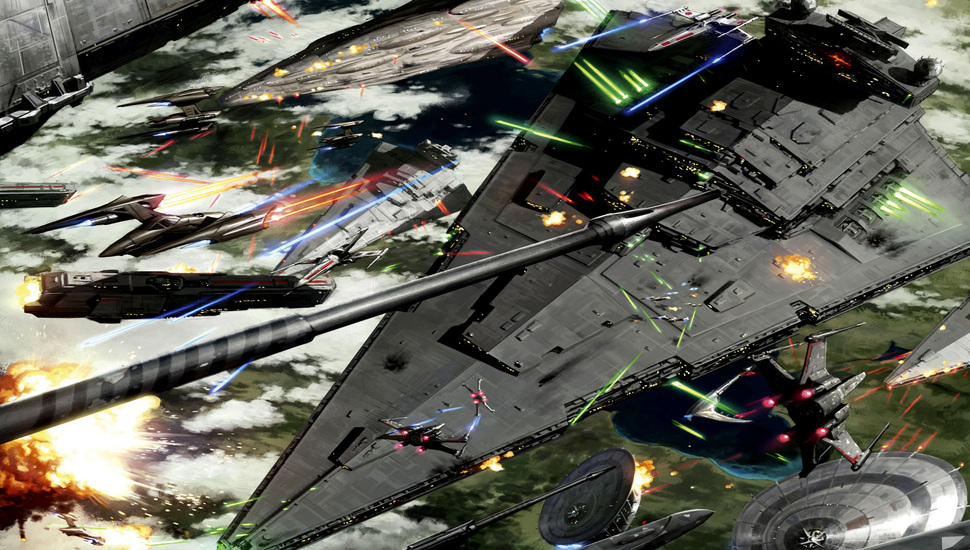 Battle Of Kashyyyk Space Star Wars Art Wallpaper And